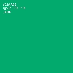 #02AA6E - Jade Color Image