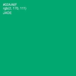 #02AA6F - Jade Color Image