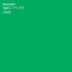 #02AB61 - Jade Color Image