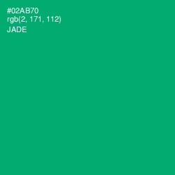 #02AB70 - Jade Color Image