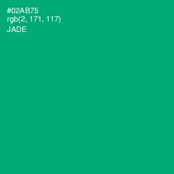 #02AB75 - Jade Color Image