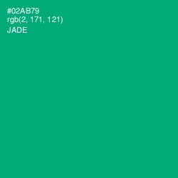 #02AB79 - Jade Color Image