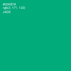 #02AB7A - Jade Color Image