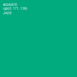 #02AB7E - Jade Color Image