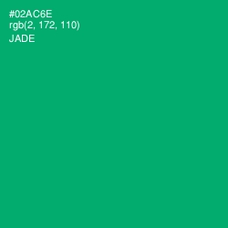 #02AC6E - Jade Color Image