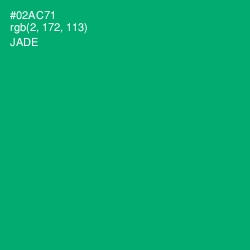#02AC71 - Jade Color Image