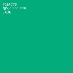 #02AC7B - Jade Color Image