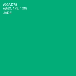 #02AD78 - Jade Color Image