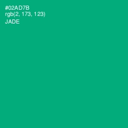 #02AD7B - Jade Color Image