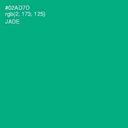 #02AD7D - Jade Color Image