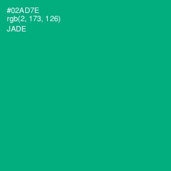 #02AD7E - Jade Color Image