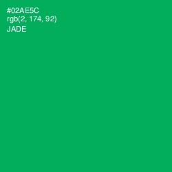 #02AE5C - Jade Color Image