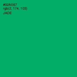 #02AE67 - Jade Color Image