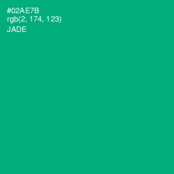 #02AE7B - Jade Color Image
