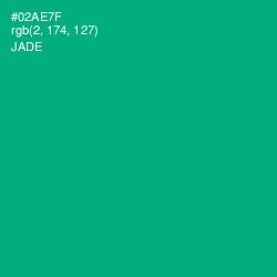 #02AE7F - Jade Color Image