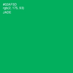 #02AF5D - Jade Color Image