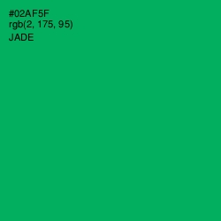 #02AF5F - Jade Color Image