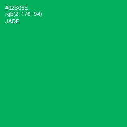 #02B05E - Jade Color Image