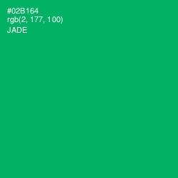 #02B164 - Jade Color Image