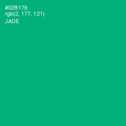 #02B179 - Jade Color Image