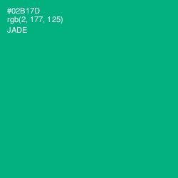 #02B17D - Jade Color Image