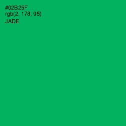 #02B25F - Jade Color Image