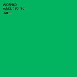 #02B460 - Jade Color Image