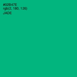 #02B47E - Jade Color Image