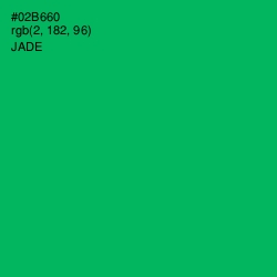 #02B660 - Jade Color Image