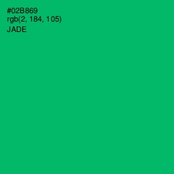 #02B869 - Jade Color Image