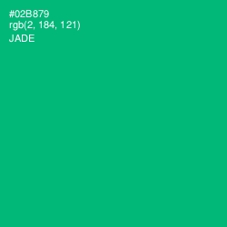 #02B879 - Jade Color Image