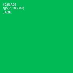 #02BA55 - Jade Color Image