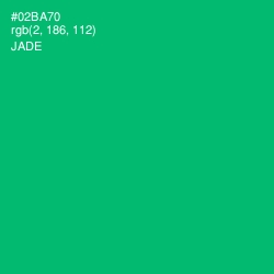 #02BA70 - Jade Color Image