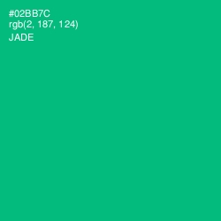 #02BB7C - Jade Color Image