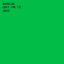 #02BC48 - Jade Color Image