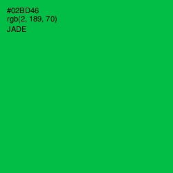 #02BD46 - Jade Color Image