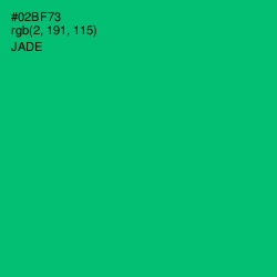 #02BF73 - Jade Color Image