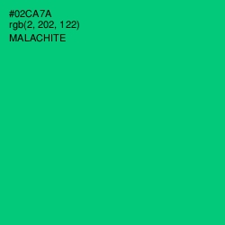 #02CA7A - Malachite Color Image