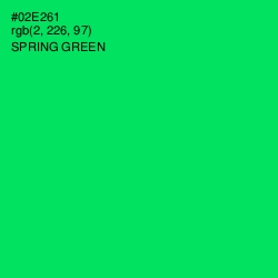 #02E261 - Spring Green Color Image