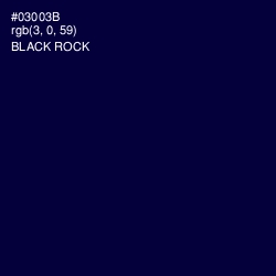 #03003B - Black Rock Color Image