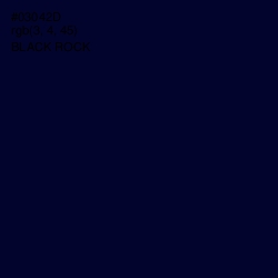 #03042D - Black Rock Color Image