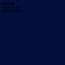 #030E3B - Black Rock Color Image