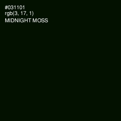 #031101 - Midnight Moss Color Image