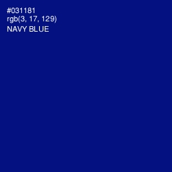 #031181 - Navy Blue Color Image
