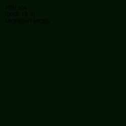 #031304 - Midnight Moss Color Image