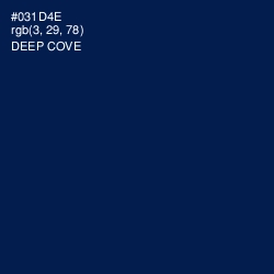 #031D4E - Deep Cove Color Image