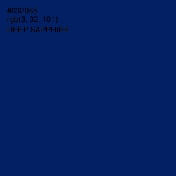 #032065 - Deep Sapphire Color Image