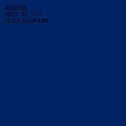 #032565 - Deep Sapphire Color Image