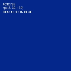 #03278B - Resolution Blue Color Image