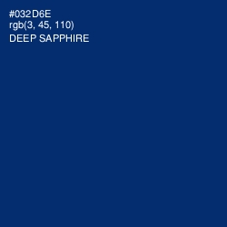 #032D6E - Deep Sapphire Color Image